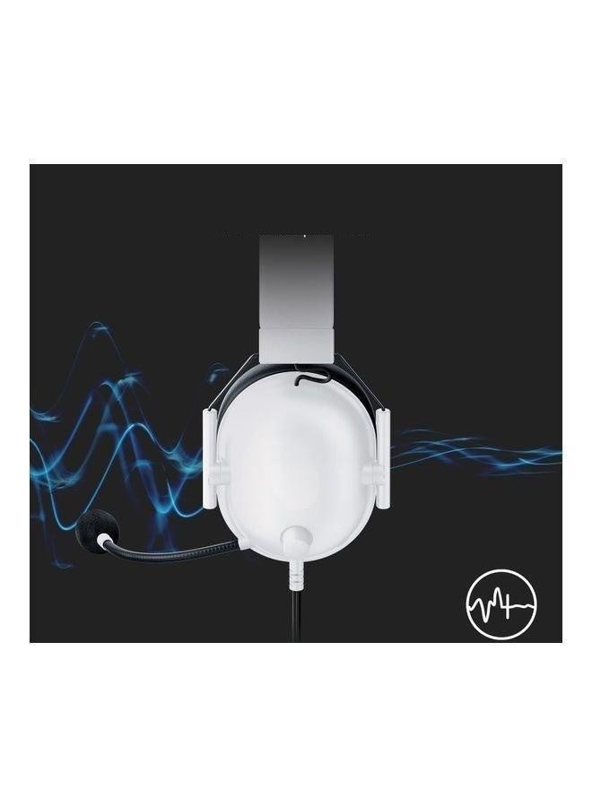 سماعة لعب: صوت محيطي 7.1 - محرك 50 مم - وسائد أذن من الإسفنج الميموري - متوافقة مع PC، Mac، PS4، PS5، Switch، Xbox One، Xbox Series X|S، الأجهزة المحمولة - منفذ صوت 3.5 مم - أبيض - Image 4